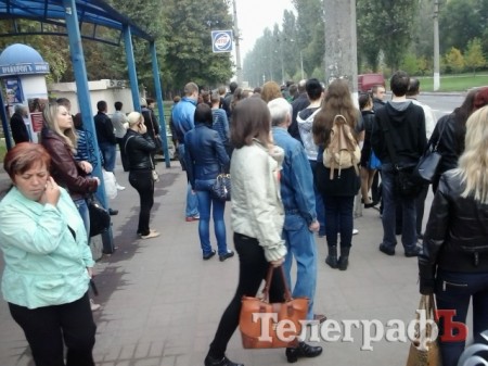 Коллапс на остановках в Кременчуге