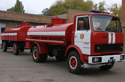 У полтавских пожарных появился автомобиль, вмещающий 15 тонн воды