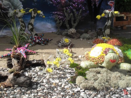 Победительницей кременчугского «Парада цветов-2013» стала цветочная корова