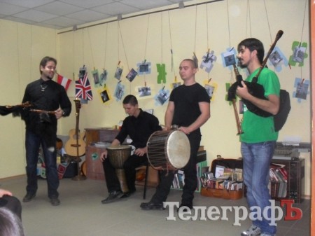 В Кременчуге прошел вечер волыночной музыки