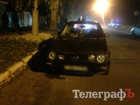 В Кременчуге мама и дочь переходили дорогу вне «зебры» и попали в ДТП