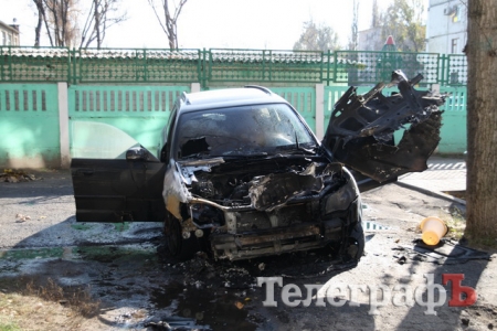 В Кременчуге подожгли автомобиль правозащитника Крыжановского