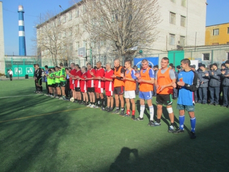 В Кременчугской колонии прошёл чемпионат по дворовому мини-футболу