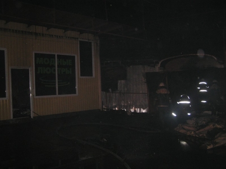 В Кременчуге сегодня ночью горел бар «Арарат»