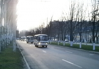 Через Кременчуг в сторону Киева проехало 5 автобусов с солдатами внутренних войск