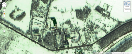 На Картах Google Полтаву засыпало снегом, а в Кременчуге – по-прежнему жара