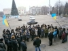 Кременчугский Евромайдан по выходным становится все менее многолюдным (ФОТО)