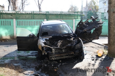 Автомобили, которые сгорели в Кременчуге в 2013 году