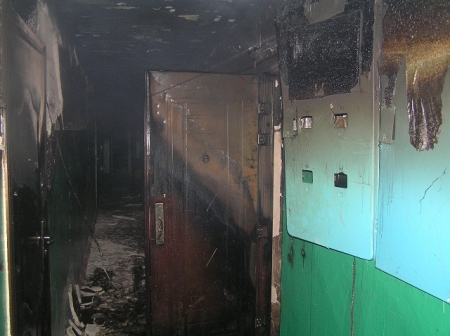 В Кременчуге сгорела квартира