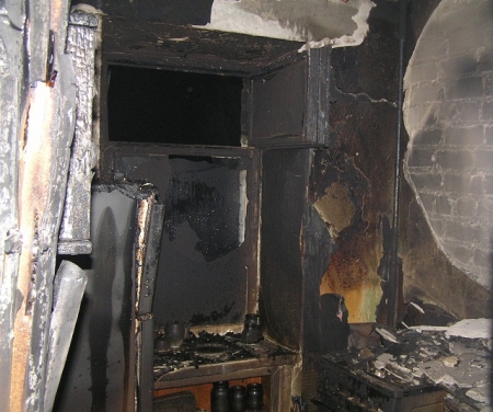 В Кременчуге сгорела квартира