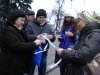 В Кременчуге провели акцию «Ангелы Майдана» и спели колядки