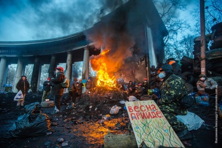Уникальные фото с Евромайдана кременчугского фотографа Александра Максименко
