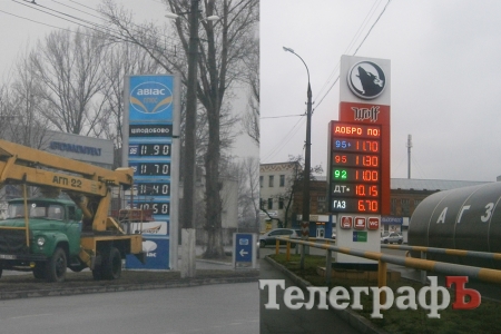 Ситуация с бензином в Кременчуге