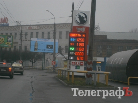 За сутки бензин снова подорожал на 10-60 коп/литр