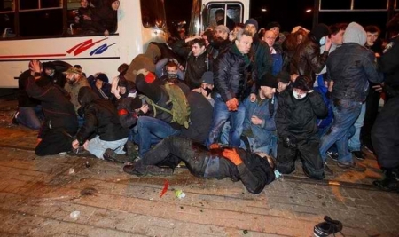 Бойня в Донецке - есть жертвы