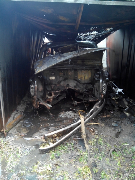 В Кременчуге чуть не сгорел «Запорожец»