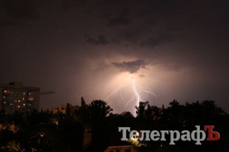 В Кременчуге сегодня возможна гроза