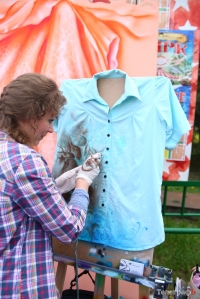 В сквере Октябрьском уличное искусство не закончилось