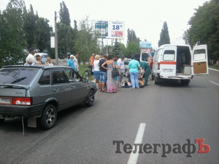 В Кременчуге «девятка» сбила мужчину на пешеходном переходе В Кременчуге «девятка» сбила мужчину на пешеходном переходе