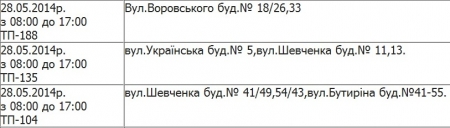 Где не будет света 28 мая