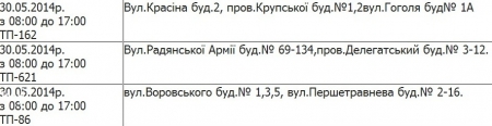 Где не будет света 30 мая