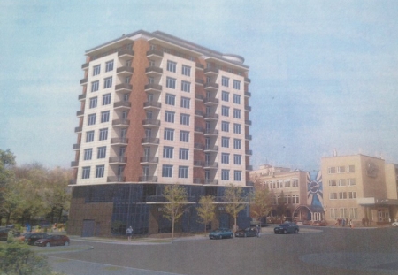 Главную площадь Кременчуга украсит новая многоэтажка