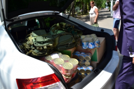 Депутатская группа «Кременчуг» передала для нужд Национальной Гвардии продукты и амуницию