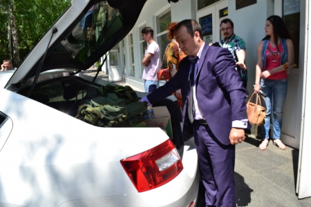 Депутатская группа «Кременчуг» передала для нужд Национальной Гвардии продукты и амуницию