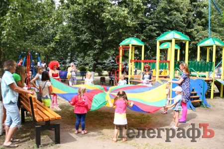 В парке Мира открылись детская и спортивная площадки