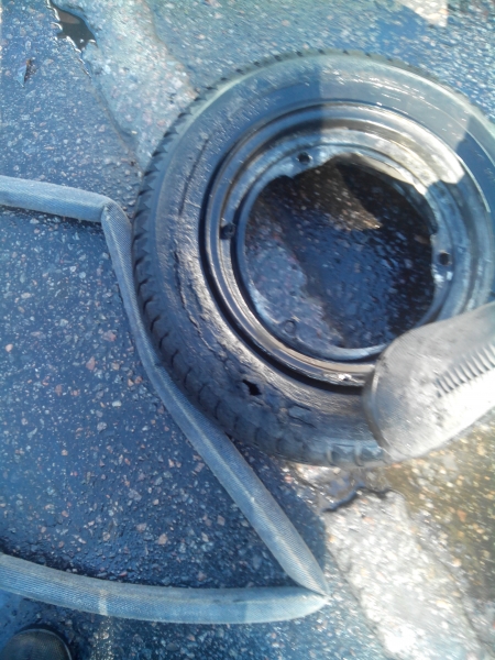 В Кременчуге загорелся «Комби-ЗАЗ»