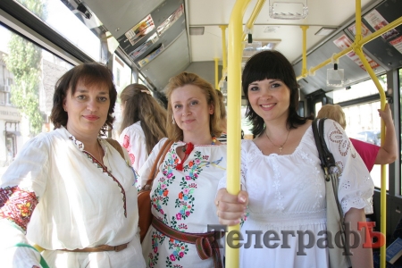 По Кременчугу проехалось два «Читающих троллейбуса»