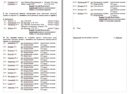 Третьего июля Автозаводский райсовет соберётся на сессию