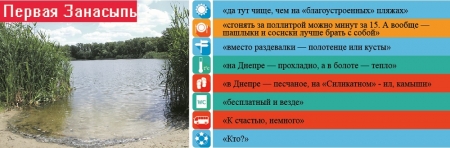 Кременчугские пляжи: какие они