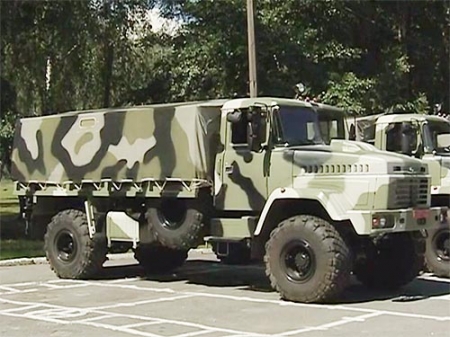 КрАЗ начал поставки военных грузовиков Нацгвардии