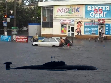 Фотожабы на вчерашний ливень в Кременчуге: присоединяйтесь:)