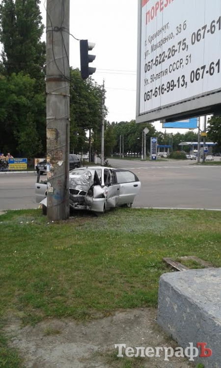 В Кременчуге перед пивзаводовским мостом в ДТП погиб таксист