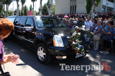 Прощание с мэром Кременчуга Олегом Бабаевым