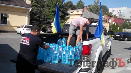 Полтонны воды для военных 