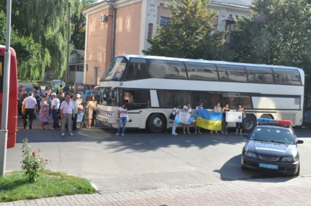 Сводный отряд правоохранителей Полтавщины отправился в зону АТО