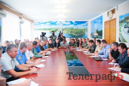 Только без паники! В мэрии прошло заседание штаба по обороне Кременчуга