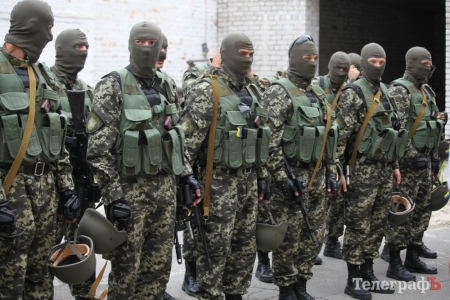 Рота «Кременчуг» вступила в бой с боевиками на Луганщине