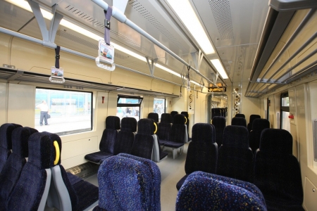 Пригородный дизель-поезд кременчугского производства проходит обкатку в Карпатах