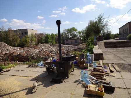 Кременчугским милиционерам в зоне АТО не хватает воды и продуктов