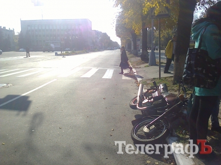В Кременчуге водитель избил мотоциклиста, который чуть не попал ему под колёса