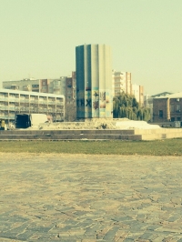 «Свобода» отчиталась о сносе «стакана» на площади Победы, однако он еще стоит