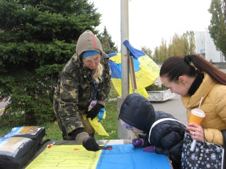 Кременчуг стал 33-м городом на пути Великої Української Ходи