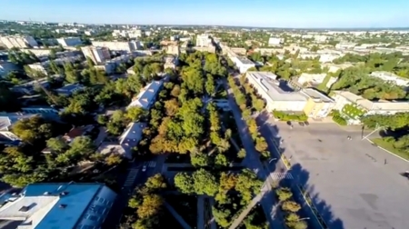 Кременчуг с высоты птичьего полета