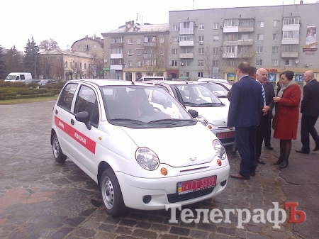 В Кременчуге купили четыре Daewoo Matiz для обслуживания больных на дому