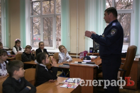 Кременчугские школьники готовы стать регулировщиками