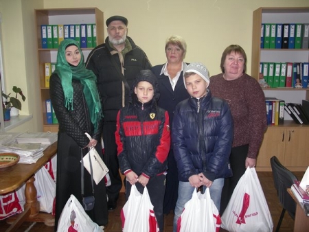 Мусульмане Кременчуга помогли беженцам из зоны АТО